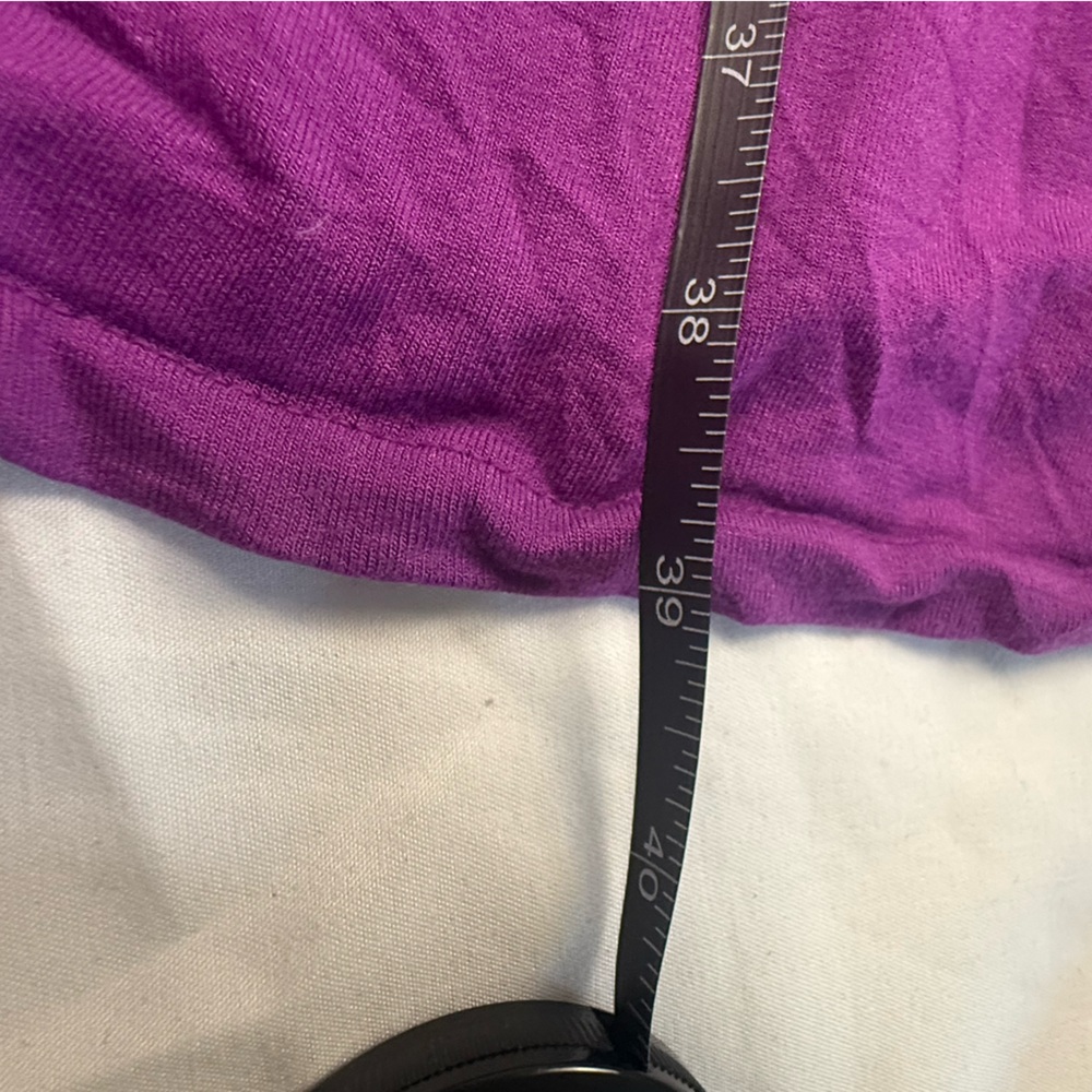 Lane Bryant Purple Maxi Dress Size 26/28 Sleeveless Stretch Empire Waist - Picture 8 of 8